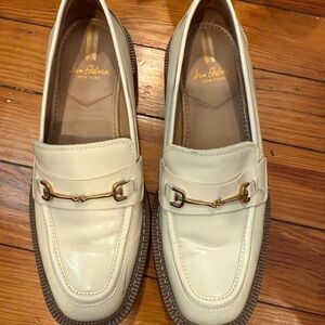 Sam Edelman Lugsole Cream Loafers